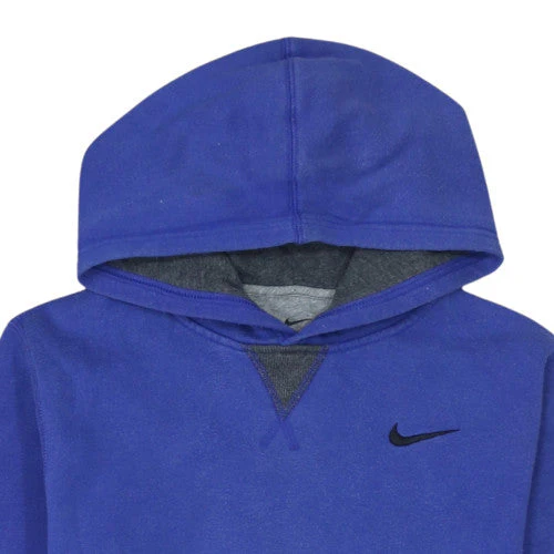 Nike Teens Blue Pullover Hoodie XL Fleece Sportswear - Image 8