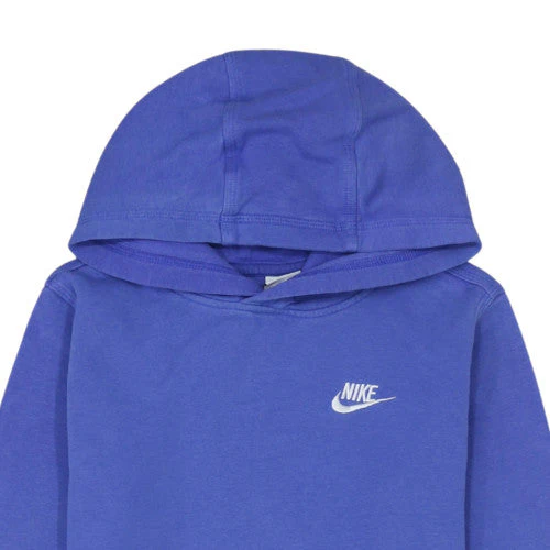 Nike Teens Blue XL Pullover Hoodie Fleece Sportswear - Image 8