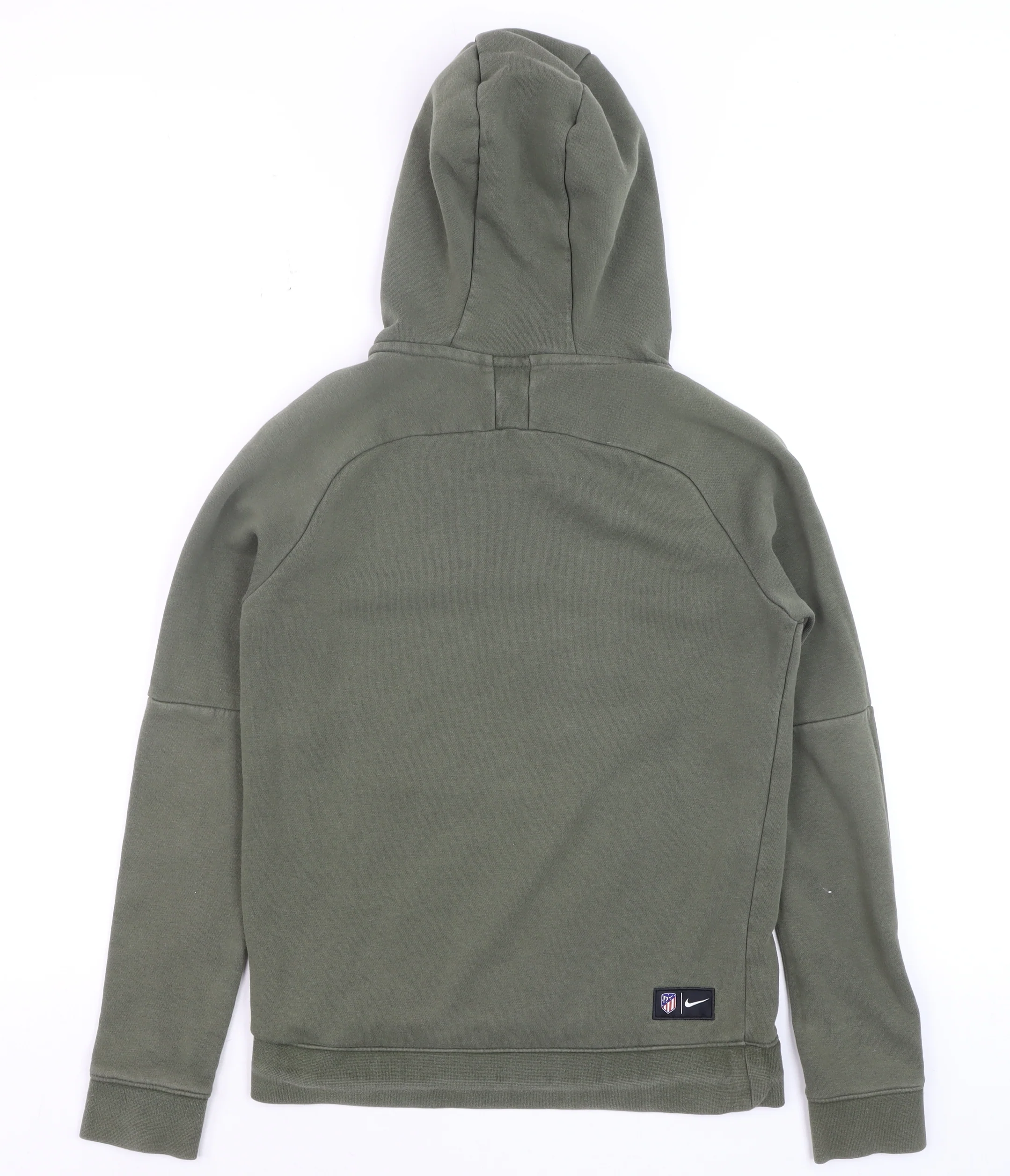 Nike Teens Green Pullover Hoodie M Sports Fleece Sweatshirt - Image 3