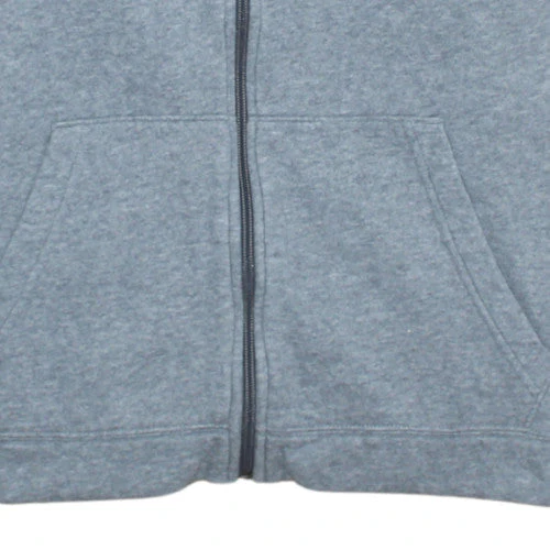 Nike Teens Grey Full Zip Fleece Hoodie XL Regular Fit - Image 8