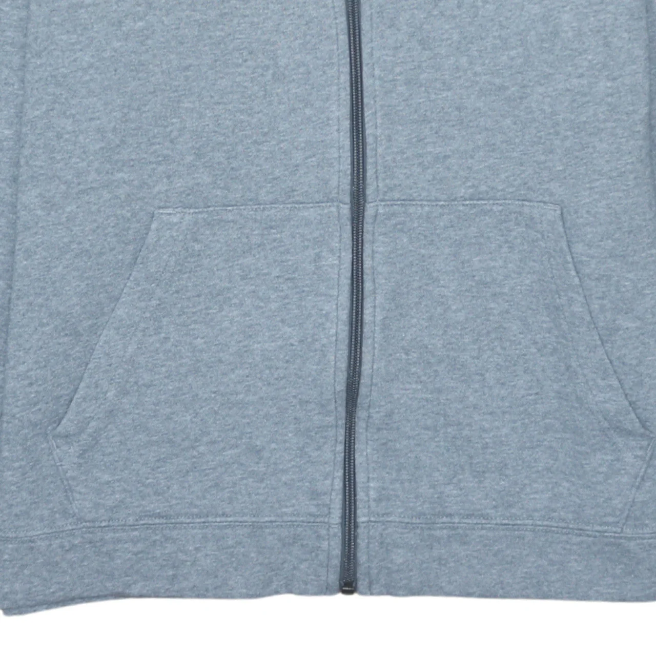 Nike Teens Grey Full Zip Hoodie XL Regular Fit Fleece - Image 8