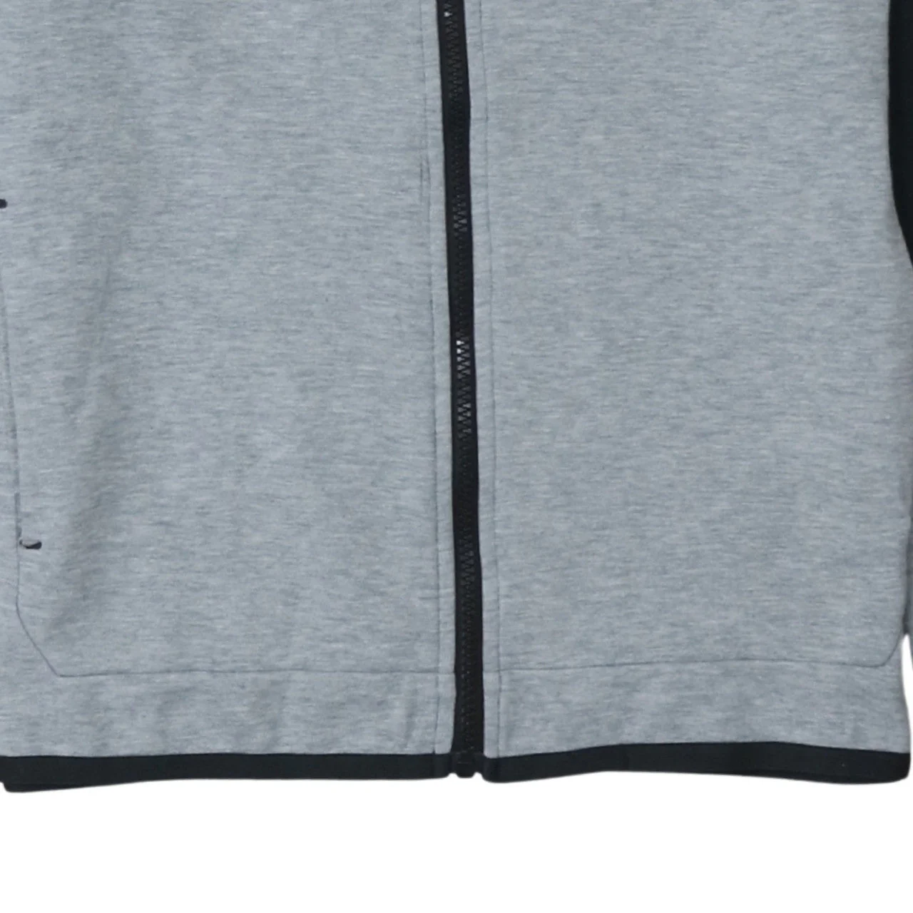 Nike Teens Grey Full Zip Hoodie XL Regular Fit Sportswear - Image 6