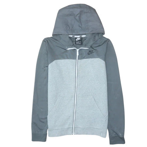 Nike Teens Grey Full Zip Hoodie XL Sportswear Fleece