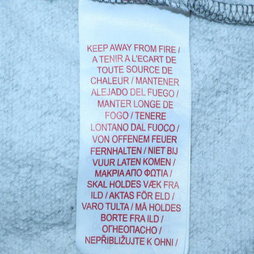 Nike Teens Grey Full Zip Hoodie XL Sportswear Fleece - Image 6