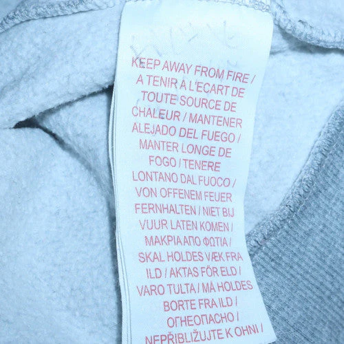 Nike Teens Grey Pullover Hoodie XL Regular Fit Sports Fleece - Image 6