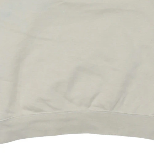 Nike Women Beige Cotton Blend Crew Neck Pullover Sweatshirt M - Image 7