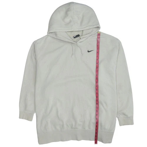 Nike Women Beige Pullover Hoodie 3XL Cotton Blend Casual - Image 2