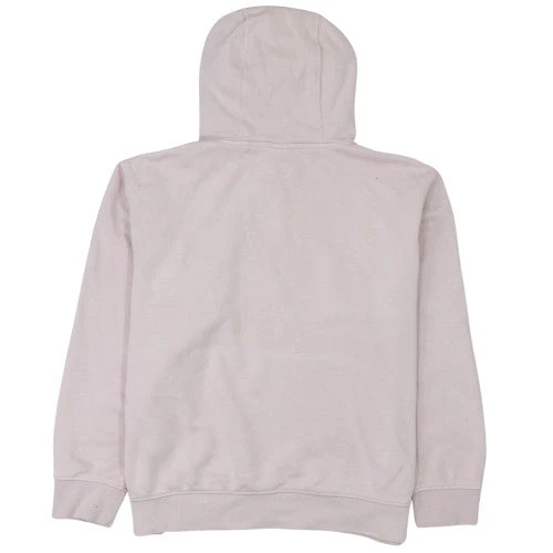 Nike Women Beige Pullover Hoodie L Fleece Lined Casual Sportswear - Image 4