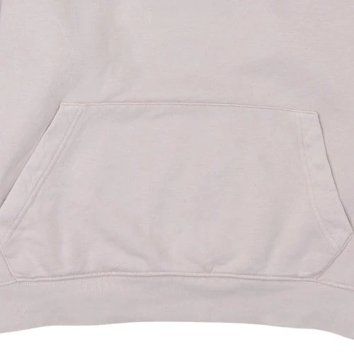 Nike Women Beige Pullover Hoodie L Fleece Lined Casual Sportswear - Image 8