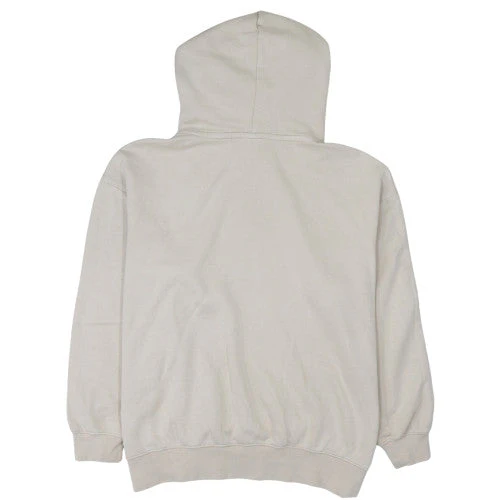 Nike Women Beige Pullover Hoodie M Hooded Logo Sweatshirt - Image 4