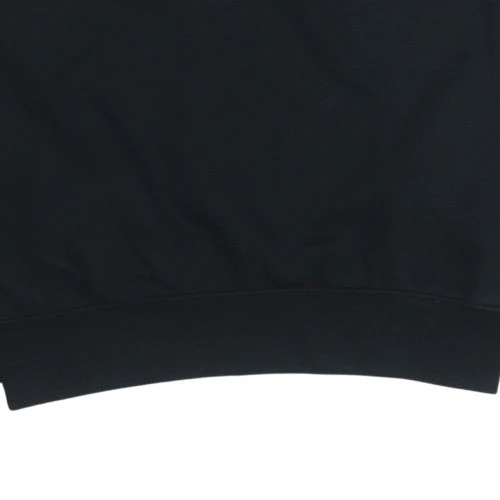 Nike Women Black Cropped Pullover Sweatshirt S Cotton Blend - Image 7