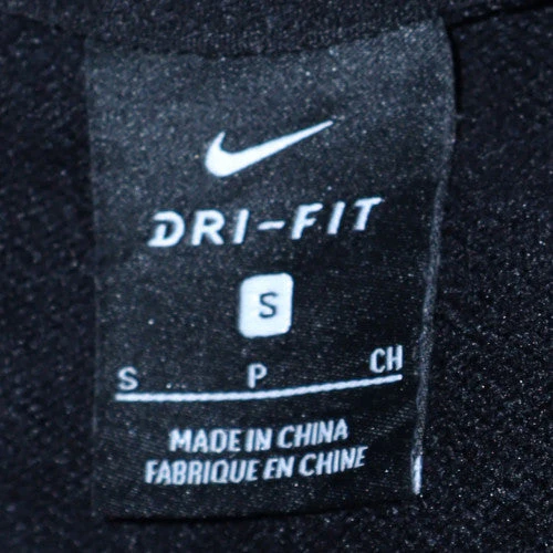 Nike Women Black Dri-Fit Crew Neck Logo Sweatshirt Size S - Image 5