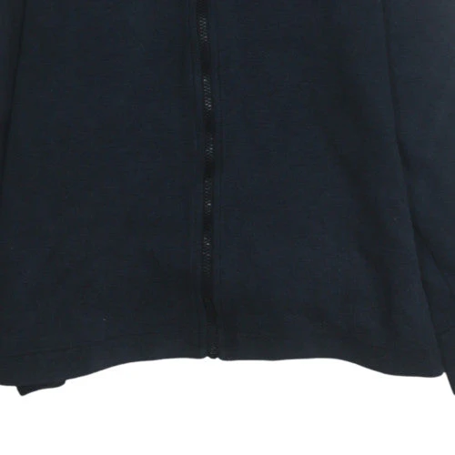 Nike Women Black Full Zip Hoodie Cotton Blend Size M - Image 7