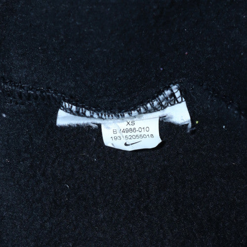 Nike Women Black Gold Logo Pullover Hoodie XS - Image 6