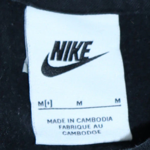 Nike Women Black M Pullover Sweatshirt Crew Neck Logo Classic - Image 6