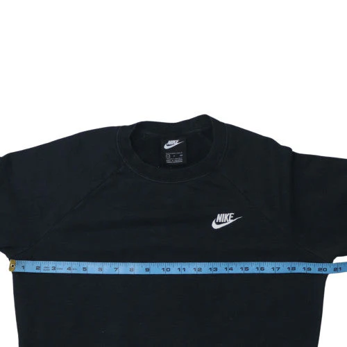 Nike Women Black Small Crew Neck Pullover Sweatshirt - Image 2