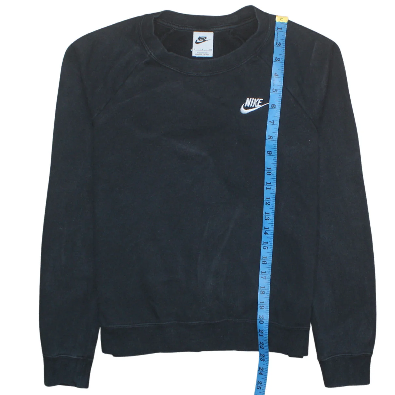 Nike Women Black Small Crew Neck Pullover Sweatshirt - Image 3
