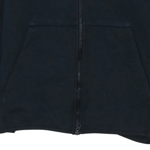 Nike Women Black Small Full Zip Hoodie Cotton Blend Activewear - Image 7