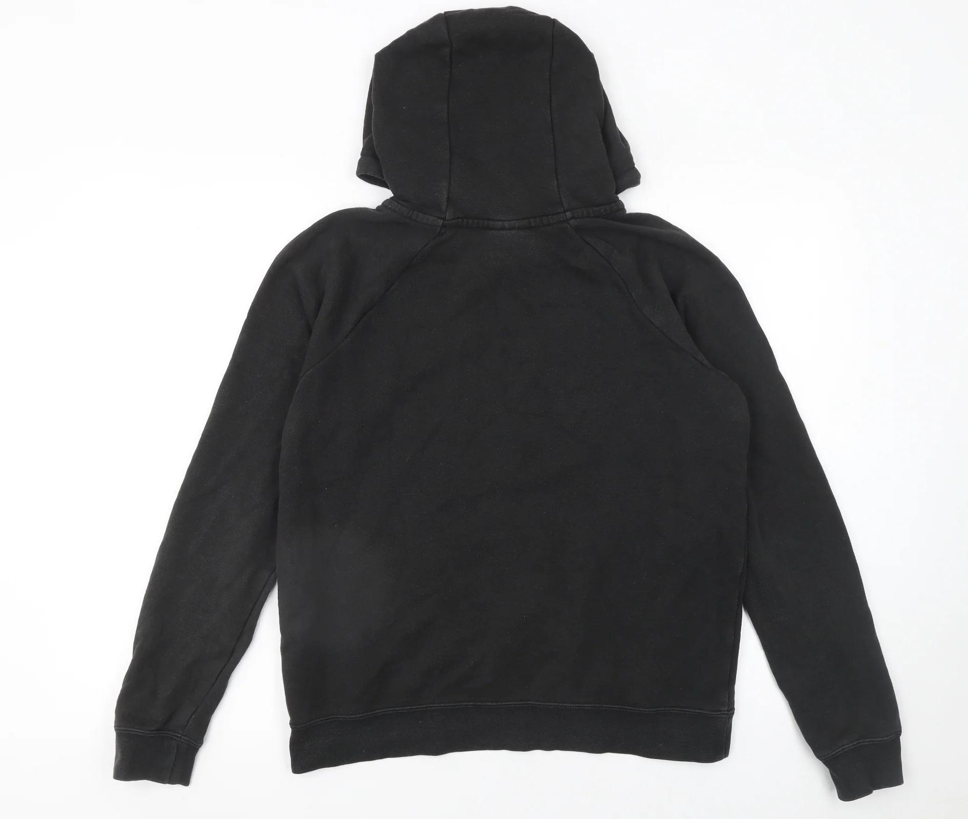 Nike Women Black Small Pullover Hoodie Sweatshirt Fleece Logo - Image 3