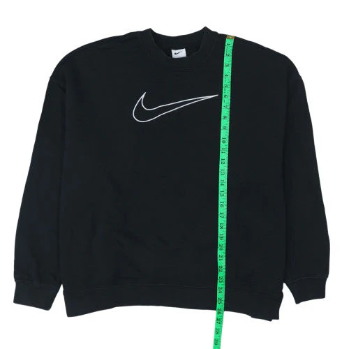 Nike Women Black XL Pullover Sweatshirt Dri-Fit Logo Crew Neck - Image 3