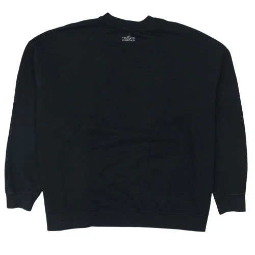 Nike Women Black XL Pullover Sweatshirt Dri-Fit Logo Crew Neck - Image 4