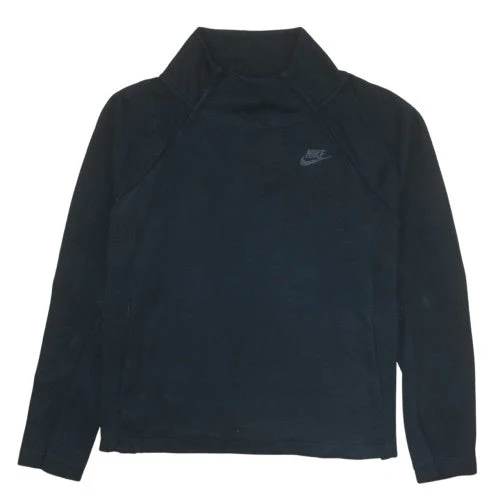 Nike Women Black XL Pullover Sweatshirt Long Sleeve Funnel Neck