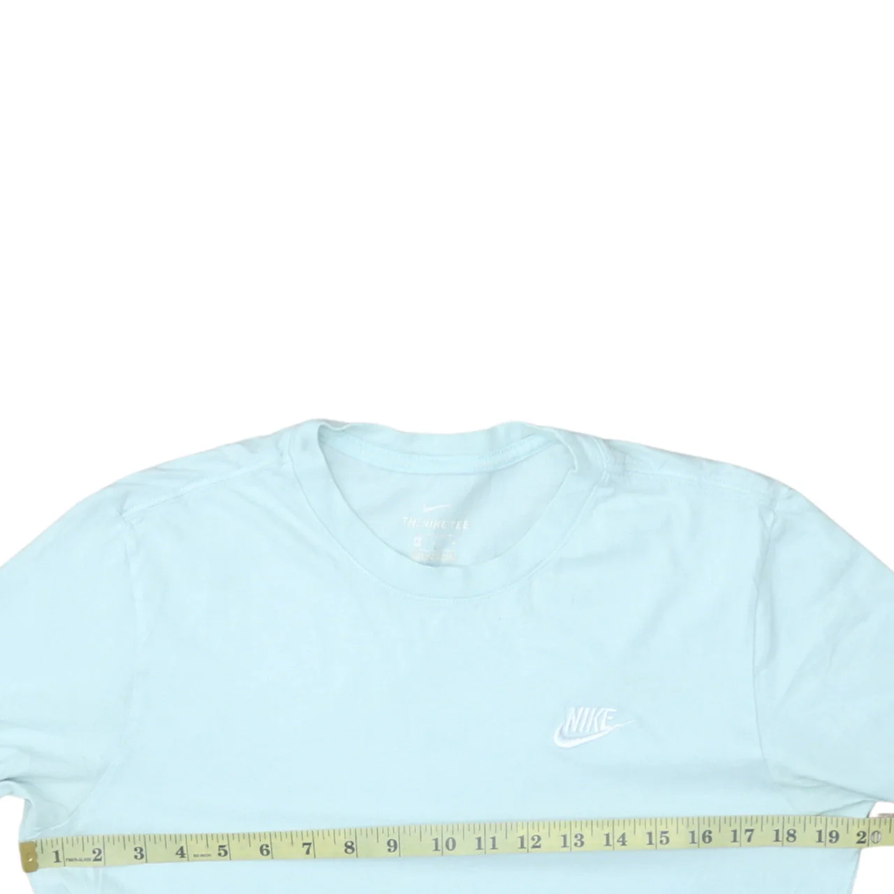 Nike Women Blue Basic Short Sleeve T-Shirt Size M - Image 2
