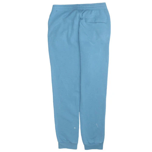 Nike Women Blue Jogger Sweatpants M Fleece Tapered Fit - Image 4