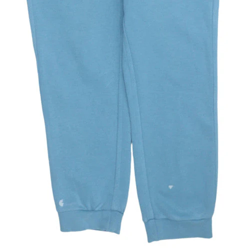 Nike Women Blue Jogger Sweatpants M Fleece Tapered Fit - Image 7