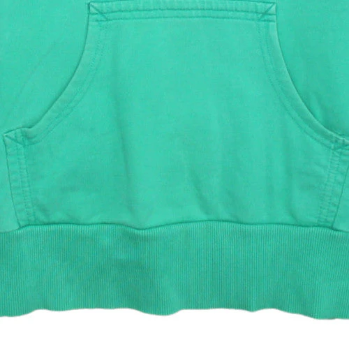 Nike Women Green Hoodie UK 12/14 Pullover Cotton Athletic Dept - Image 8