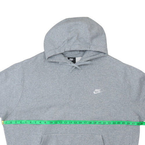 Nike Women Grey Pullover Hoodie XXL Cotton Blend Casual Lined - Image 3