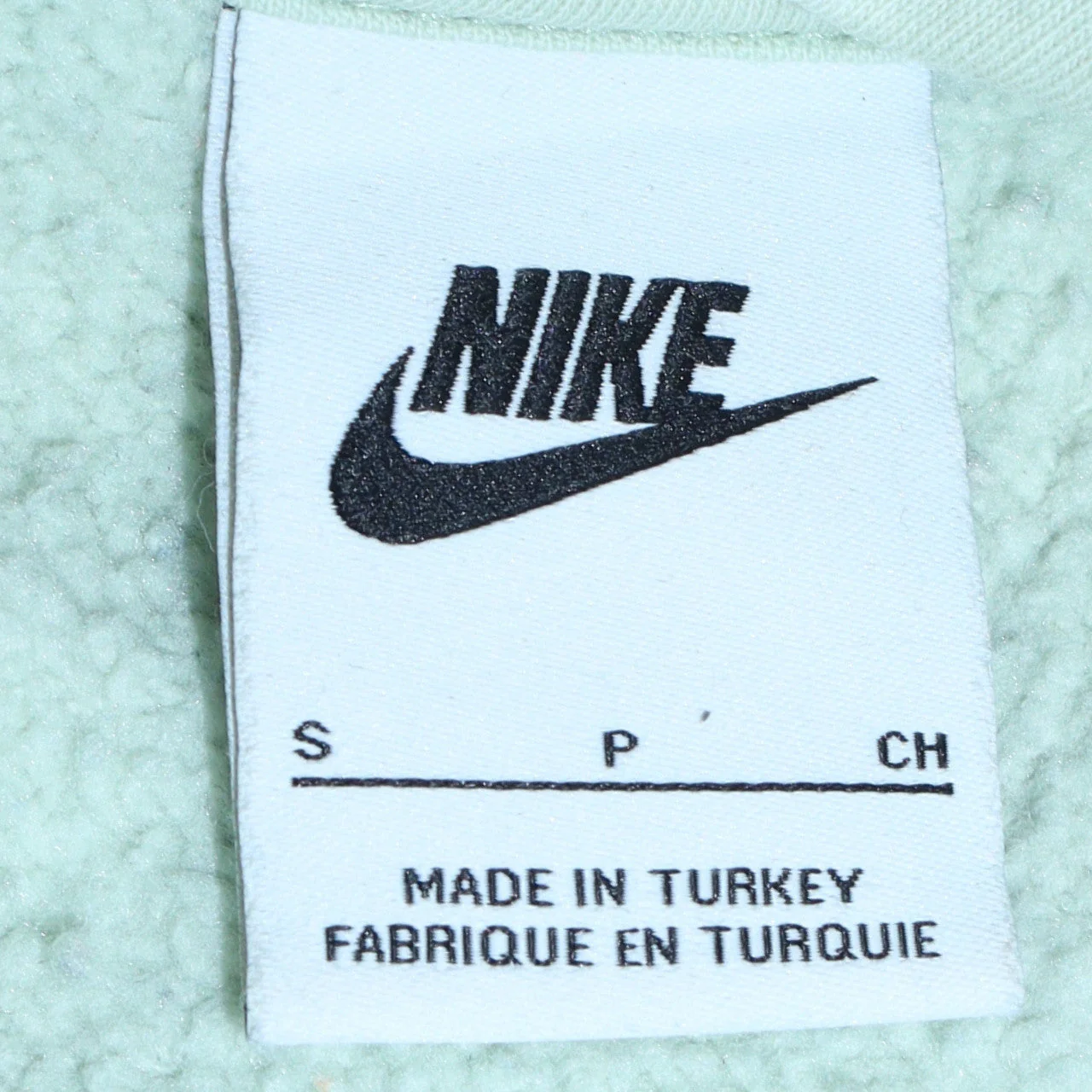 Nike Women Mint Green Pullover Hoodie Small Cotton Blend - Image 6