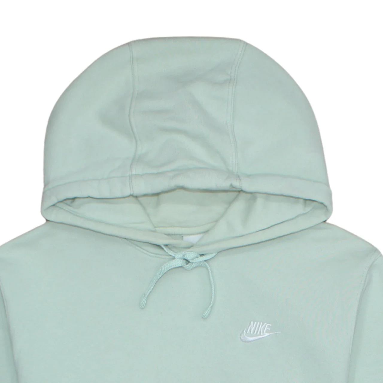 Nike Women Mint Green Pullover Hoodie Small Cotton Blend - Image 7