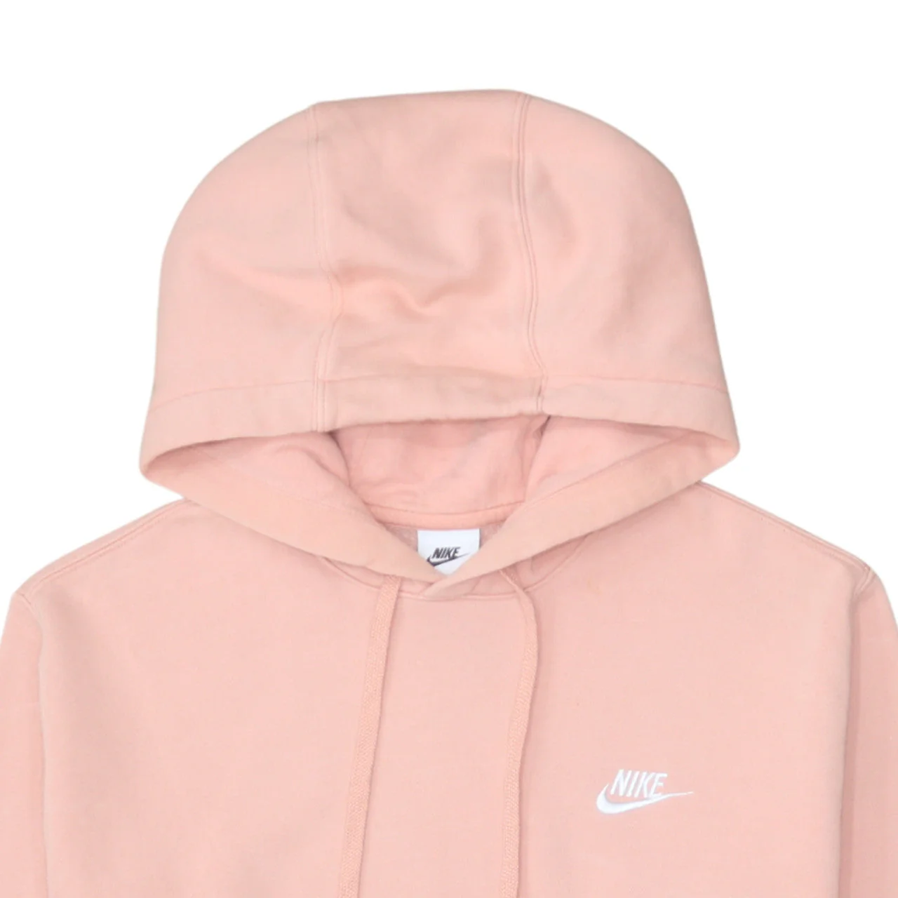 Nike Women Pink Pullover Hoodie Medium Cotton Blend Casual - Image 8