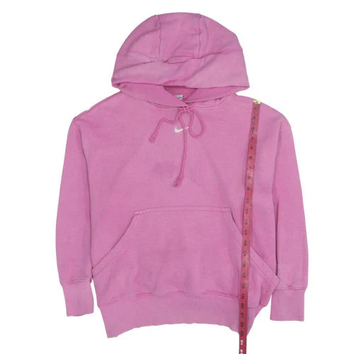 Nike Women Pink Pullover Hoodie Medium Hooded Sweatshirt - Image 2