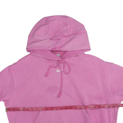 Nike Women Pink Pullover Hoodie Medium Hooded Sweatshirt - Image 3