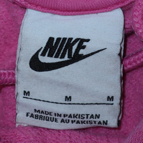 Nike Women Pink Pullover Hoodie Medium Hooded Sweatshirt - Image 5