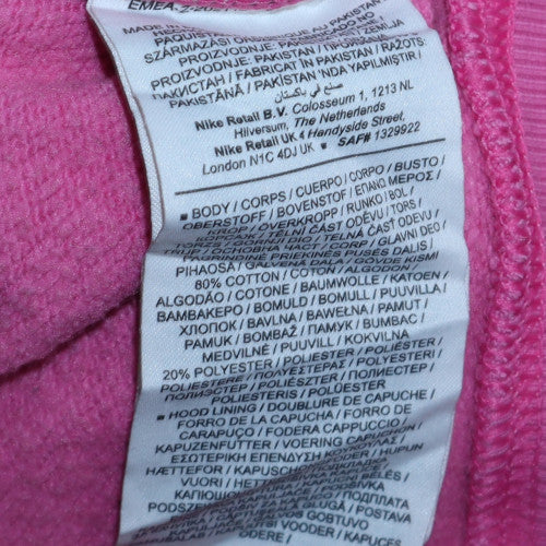 Nike Women Pink Pullover Hoodie Medium Hooded Sweatshirt - Image 6