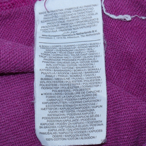 Nike Women Purple Small Pullover Hoodie 100% Cotton Casual Sweatshirt - Image 5