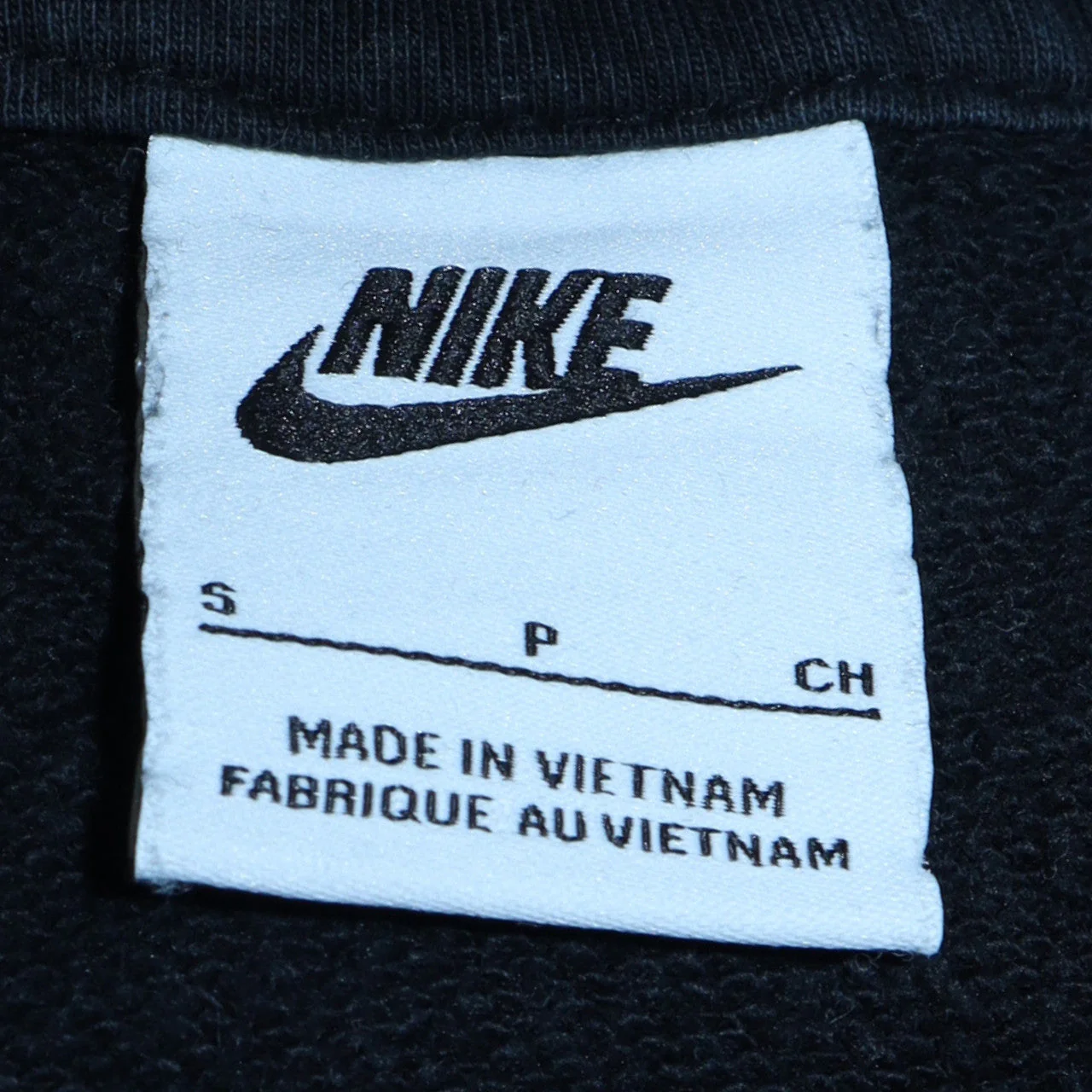 Nike Women’s Black Full Zip Hoodie Small Cotton Blend Lined - Image 5