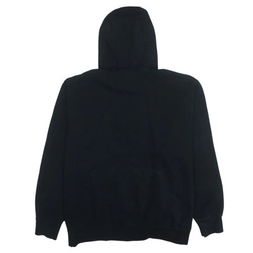Nike Women’s Black Hoodie XL Pullover Just Do It Logo Cotton Sweatshirt - Image 4