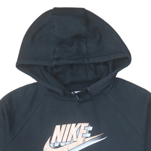 Nike Women’s Black Pullover Hoodie Medium Hooded Sweatshirt - Image 7