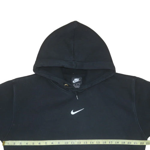 Nike Women’s Black Pullover Hoodie Size L Fleece Sweatshirt - Image 2