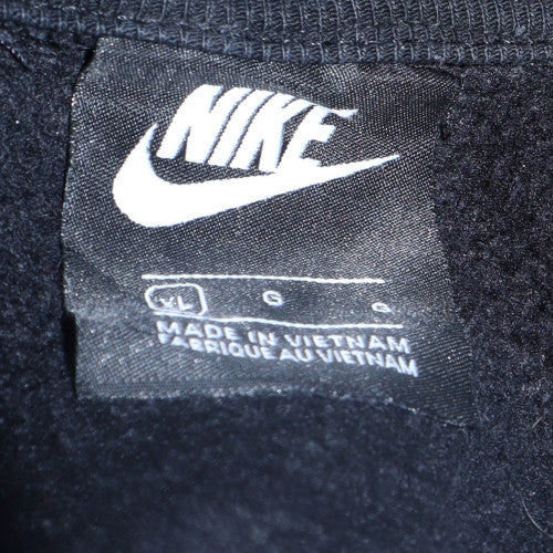 Nike Women’s Black Pullover Hoodie Size L Fleece Sweatshirt - Image 5