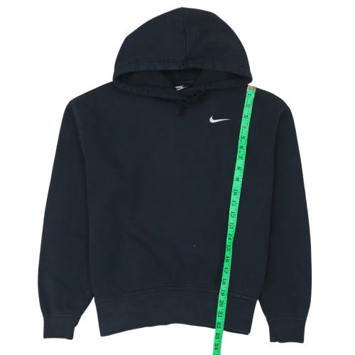 Nike Women’s Black Pullover Hoodie Small Cotton Blend Logo Sweatshirt - Image 3