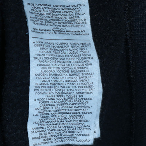 Nike Women’s Black Pullover Hoodie Small Cotton Blend Logo Sweatshirt - Image 7