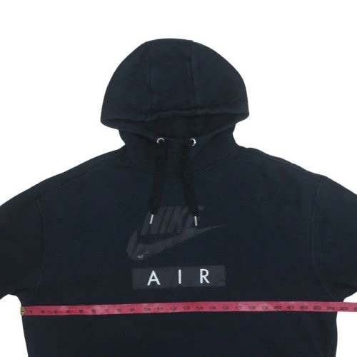 Nike Women’s Black Small Pullover Hoodie Sweatshirt with Logo Print - Image 2