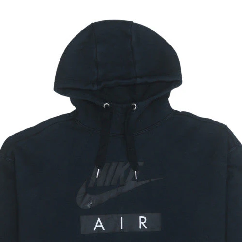 Nike Women’s Black Small Pullover Hoodie Sweatshirt with Logo Print - Image 6