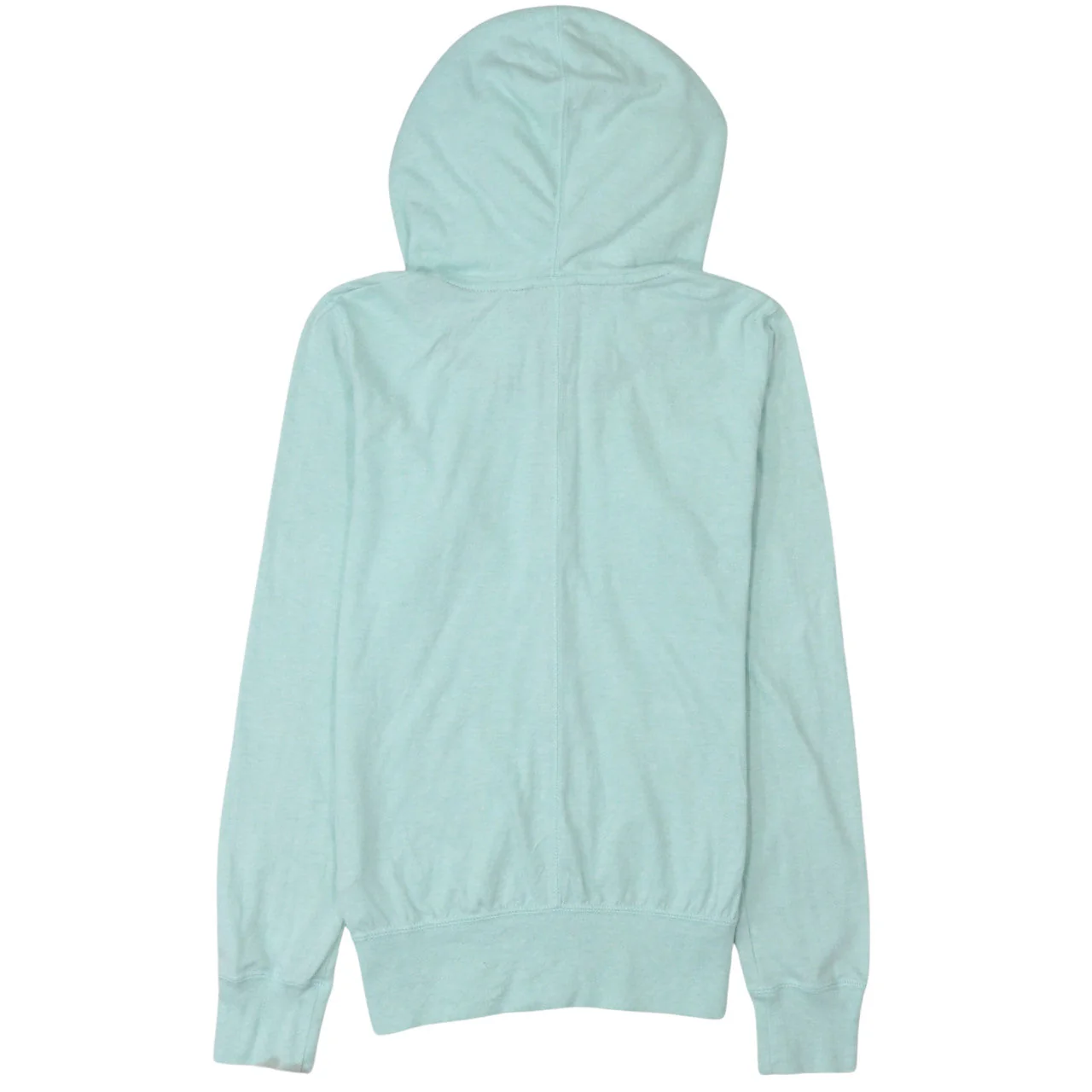 Nike Women’s Blue Full Zip Hoodie Size M Cotton Blend - Image 4