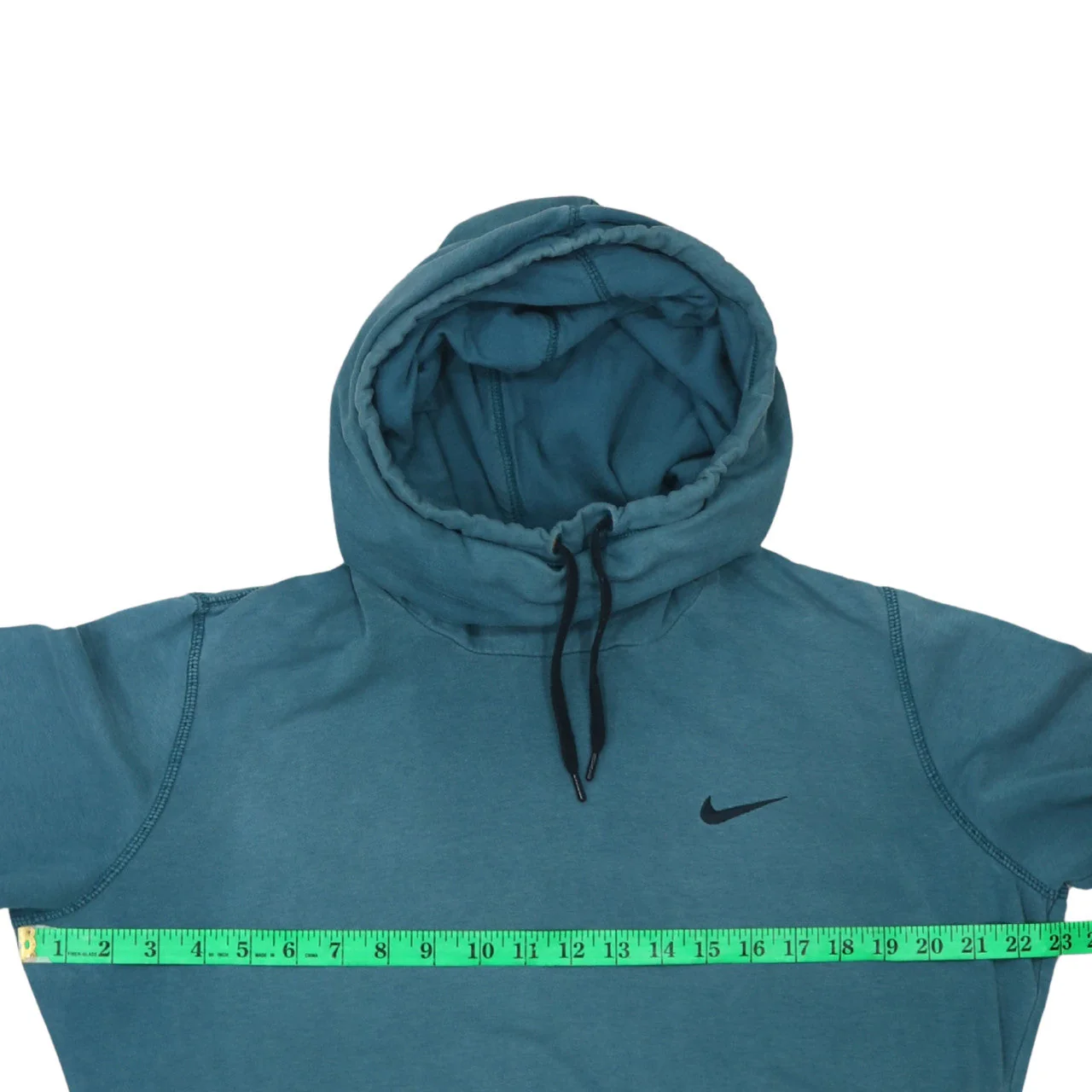 Nike Women’s Blue Pullover Hoodie Large Cotton Blend Classic Fit - Image 2